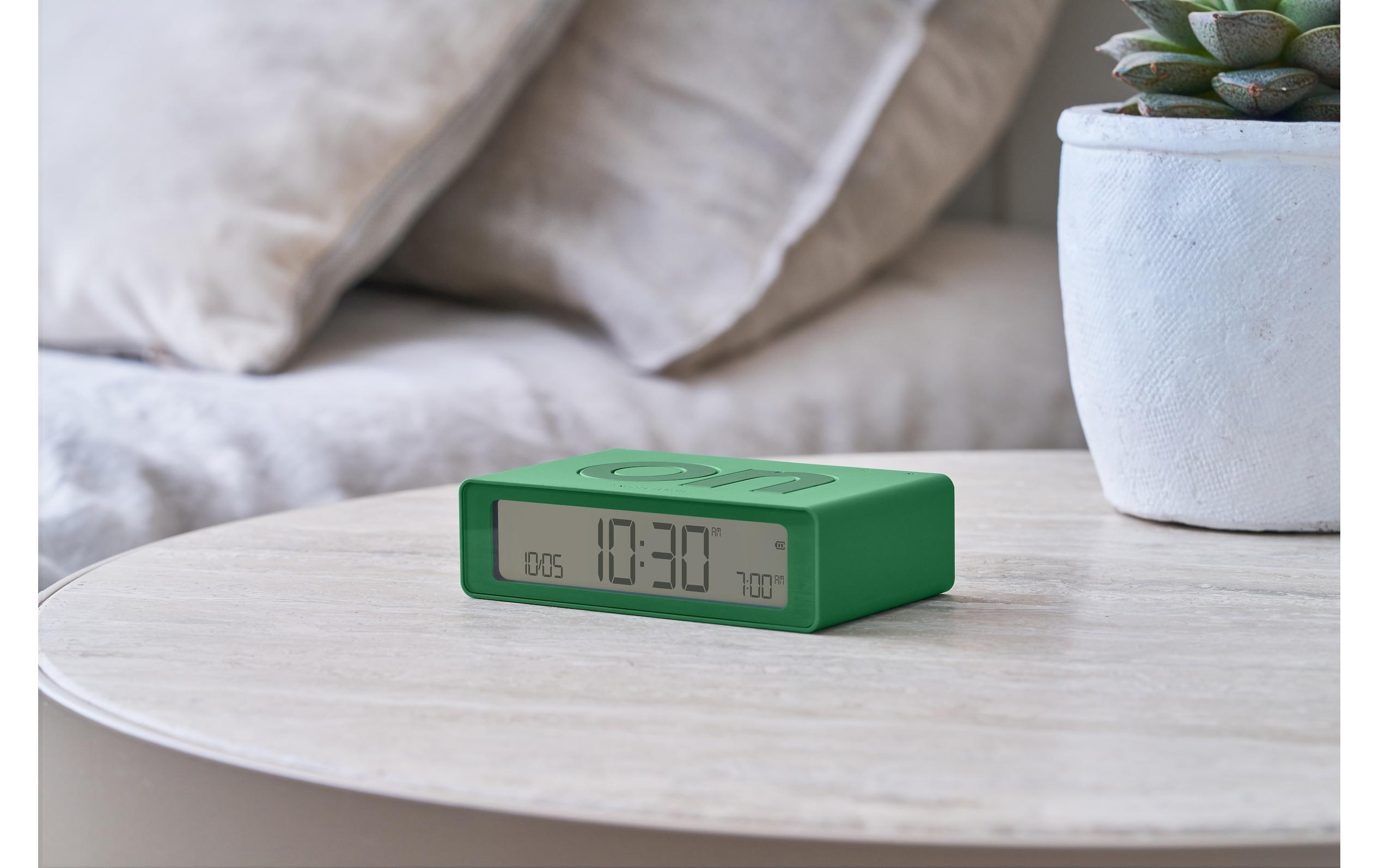 Digitalwecker Flip Mini GrünMini LCD-Wecker mit Umkehrfunktion (On/Off)
