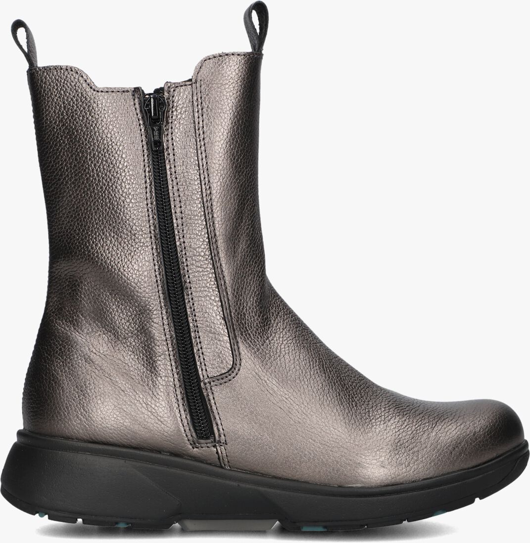 zilverkleurig xsensible enkelboots ferraro
