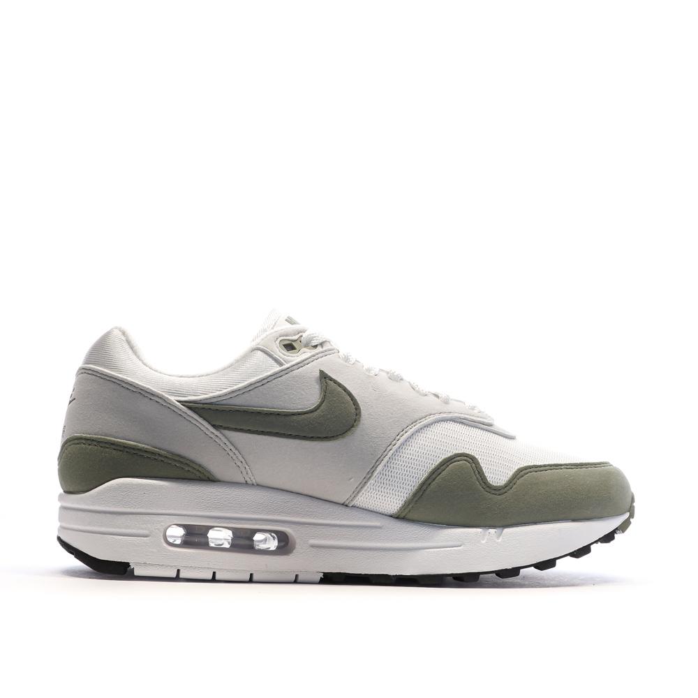 Nike Baskets Blanches/Kaki Femme Nike Air Max 1