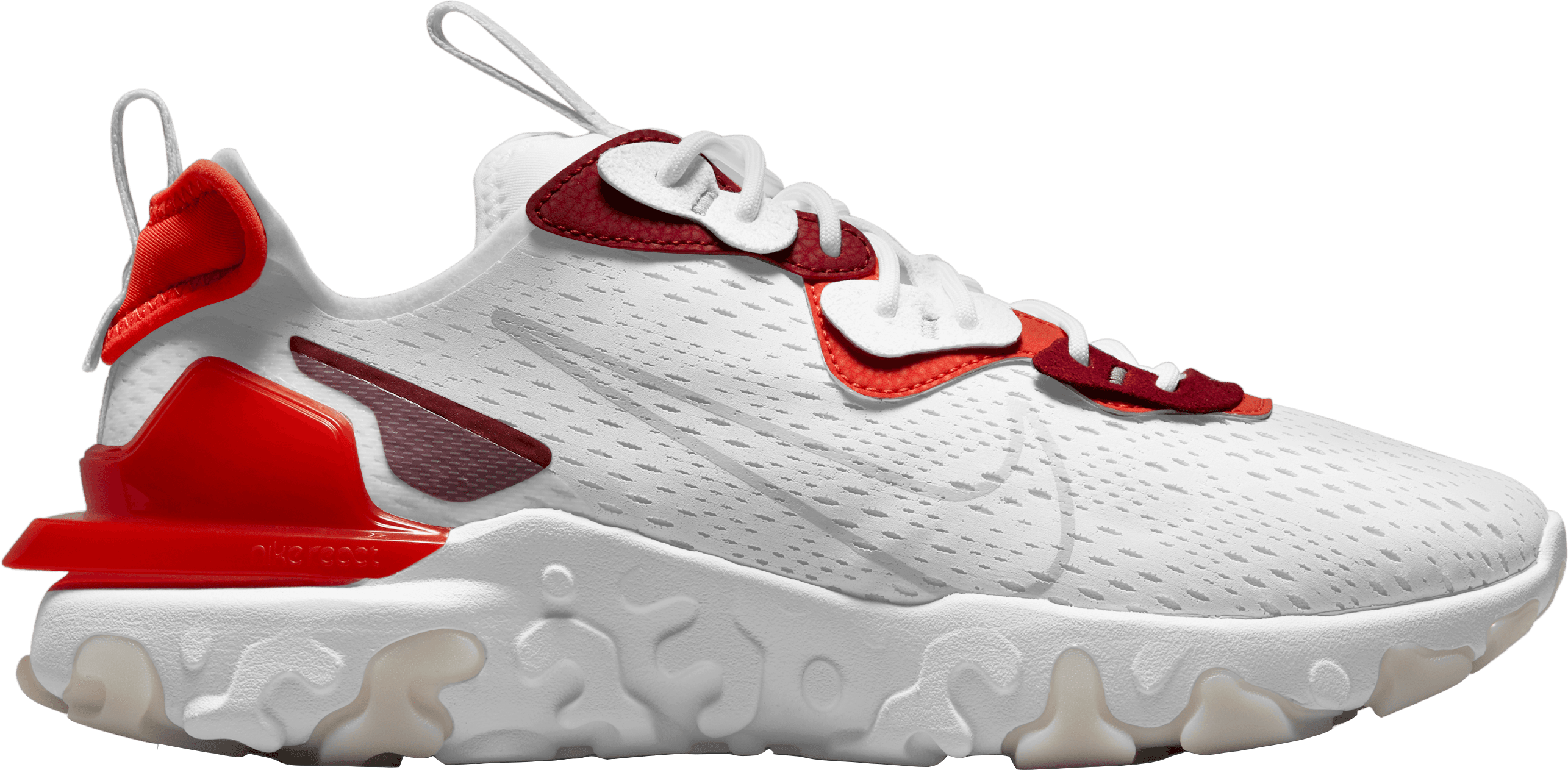 Nike React Vision Weiss Grau Orange F100