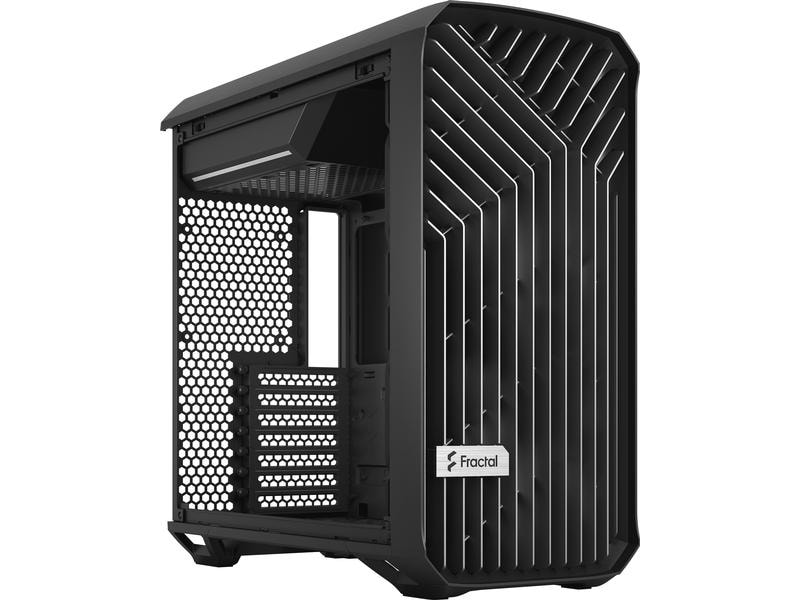 Fractal Design PC-Gehäuse Torrent Compact Solid Schwarz Eleganter, kompakter Mid-Tower