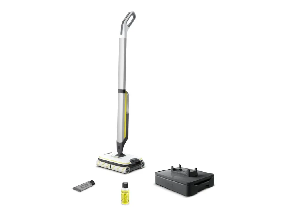 Kärcher FC 7 Cordless - Gulvrenser - stav - ledningsfri - hvid inkluderet oplader