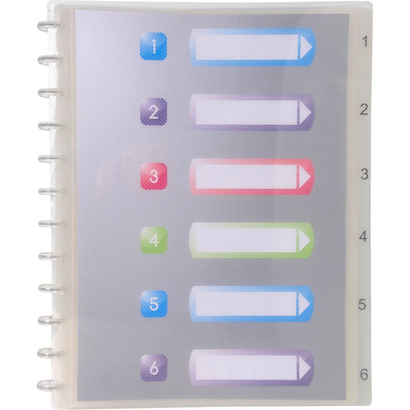 Protège-documents amovible Exacompta Crystal polypropylène A4 30 pochettes - 60 vues
