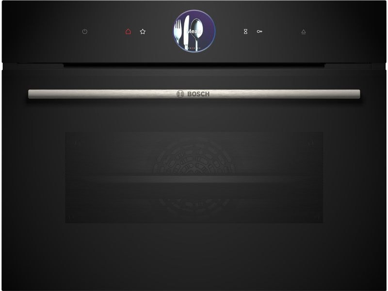 Bosch Einbaudampfbackofen CSG7361B1 Schwarz A Dampfbackofen mit digitalem Bedienring