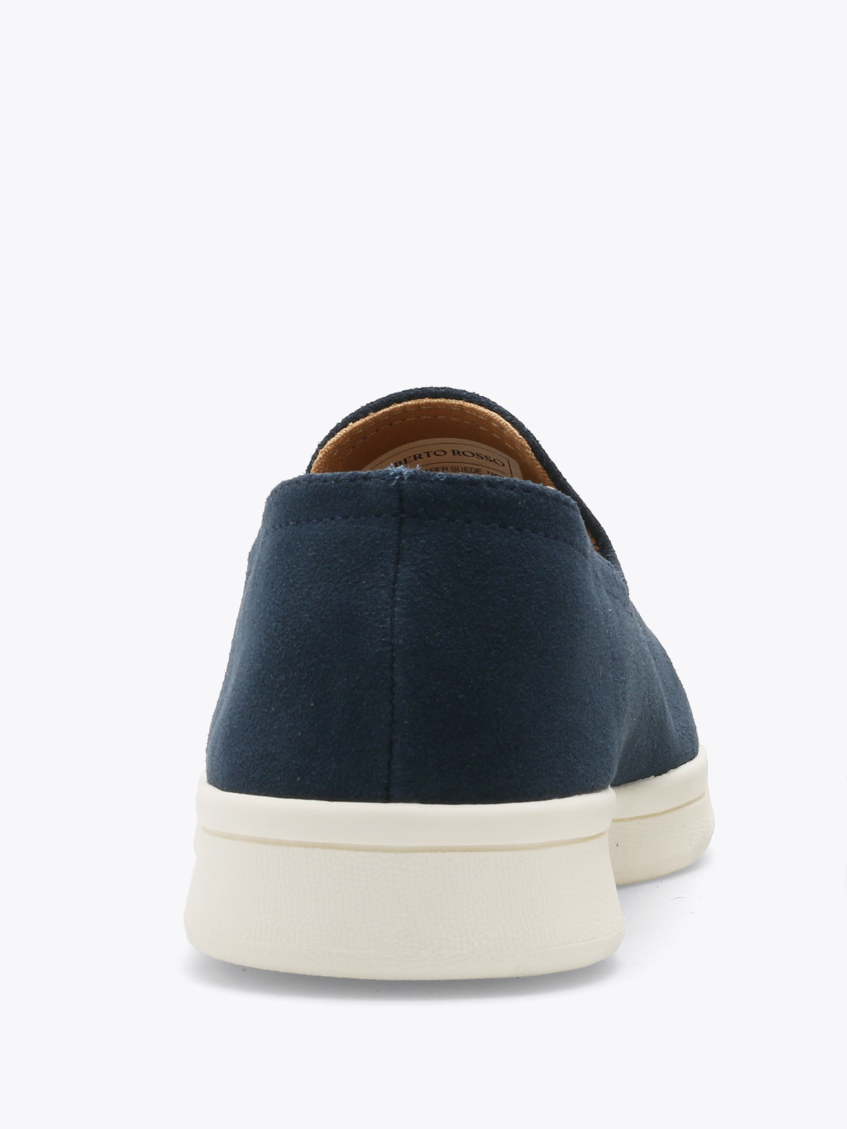 Genova Loafer Suede Navy - Trapes Sko