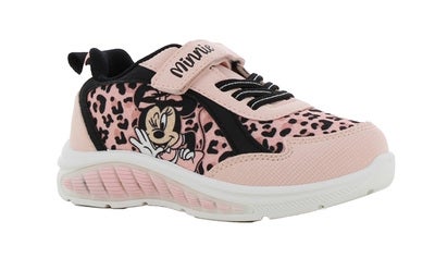 Disney Minni Mus Blinkende Sneakers, Old Pink/Black