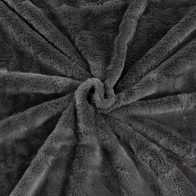 Wendedecke - Rabbit Hochflor - anthrazit - ca. 150 x 200 cm