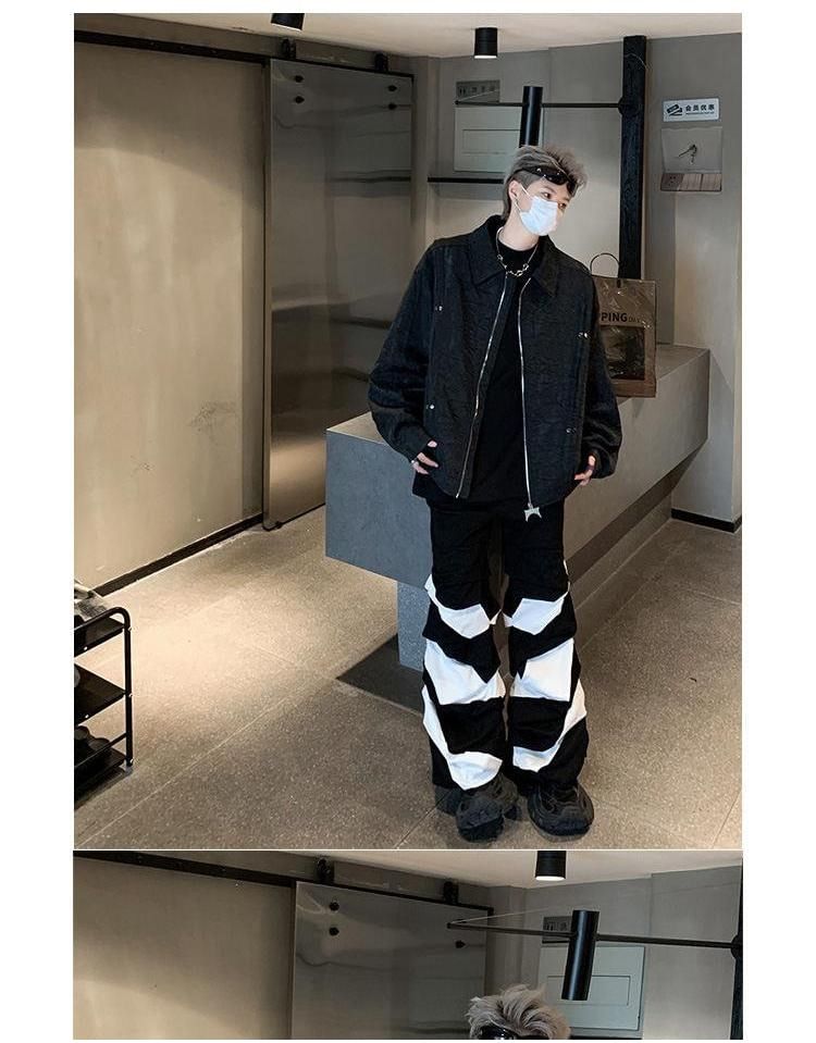 Kimeya - Oversized bomberjack met kraag en rits