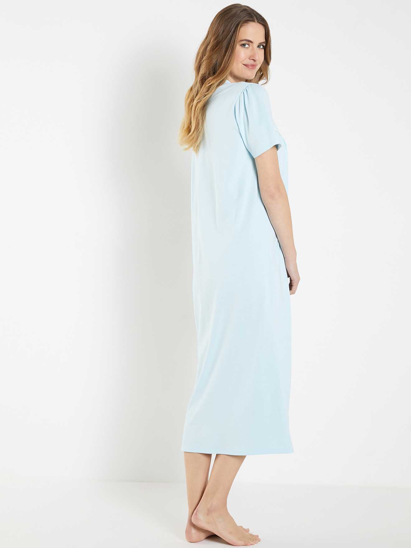 Chemise de nuit longues, manches courtes