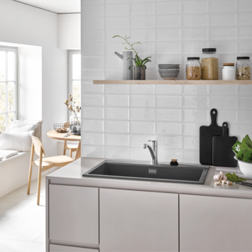 Grohe Quickfix keukenkraan Start lage uitloop chroom