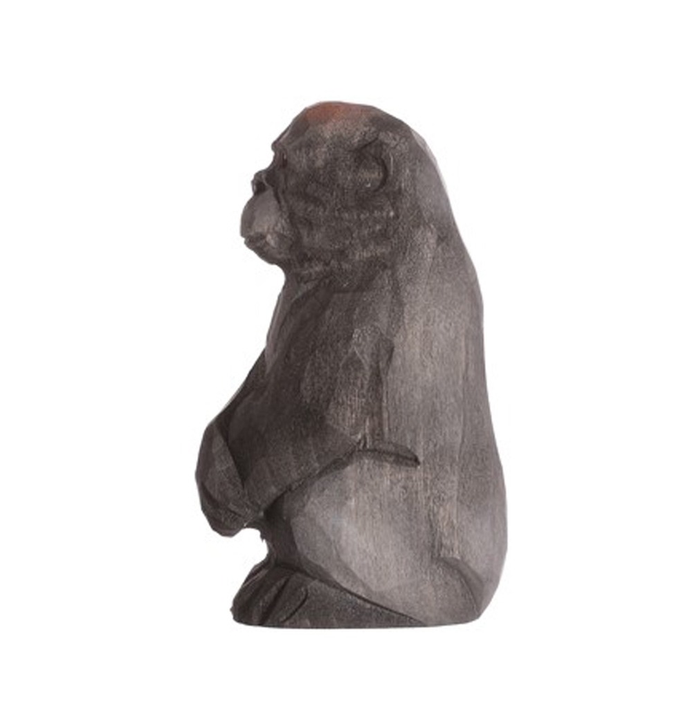 Figurine gorille en bois