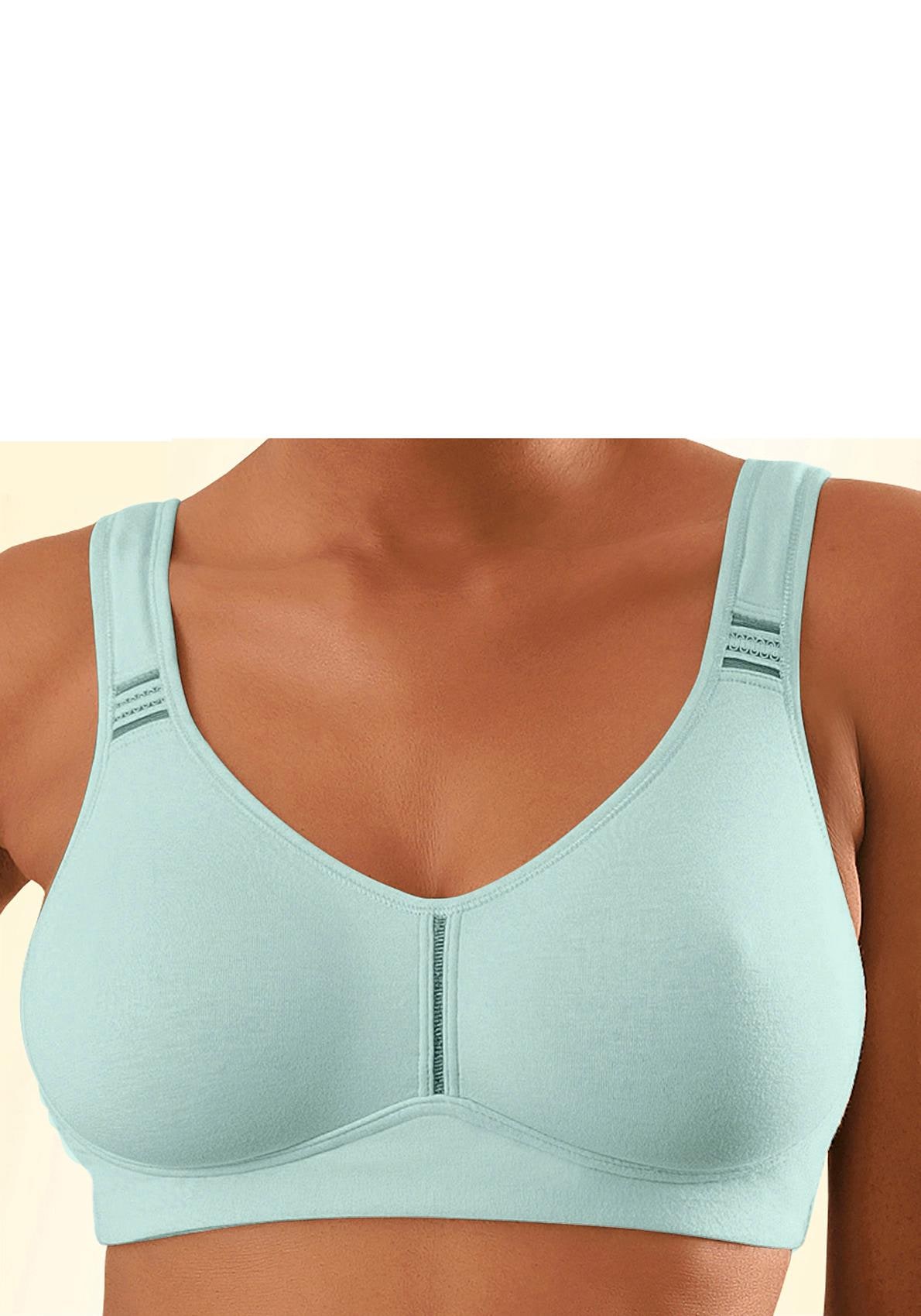 petite fleur T-Shirt-BH, 2 Stücker Packung, ohne Bügel aus Baumwolle