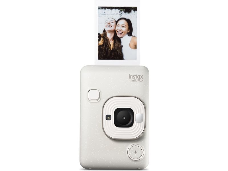 Fujifilm Fotokamera Instax Mini LiPlay Weiss Hybrid-Sofortbildkamera