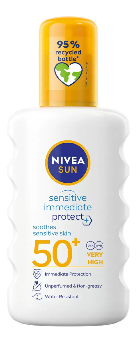 Nivea Sun Sensitive Protect Soothing Spray SPF 50  - 200 ml.