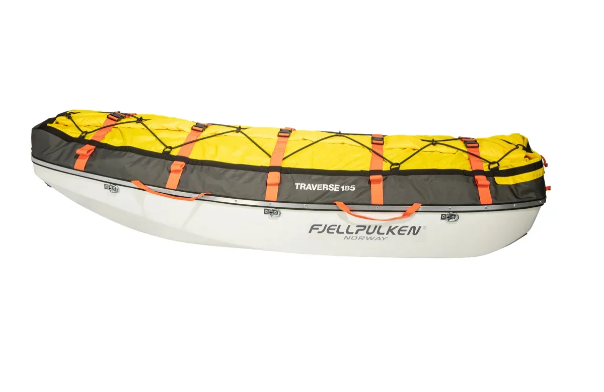 Fjellpulken Traverse 185 M/Forsterket Drag Og Sele Yellow