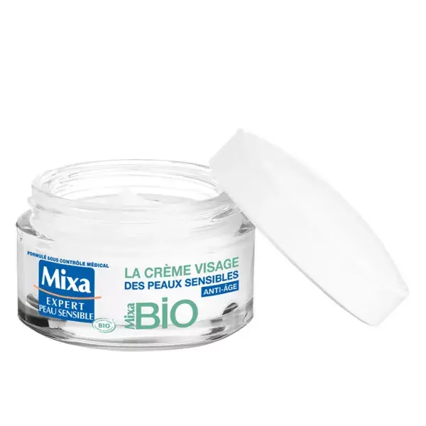 Creme antienvelhecimento Mixa Bio para pele sensível 50ml