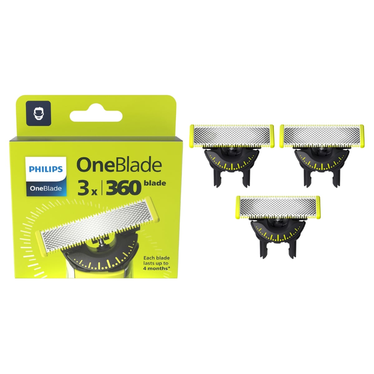Philips OneBlade 360 barberblad QP430/50 (3-pk)