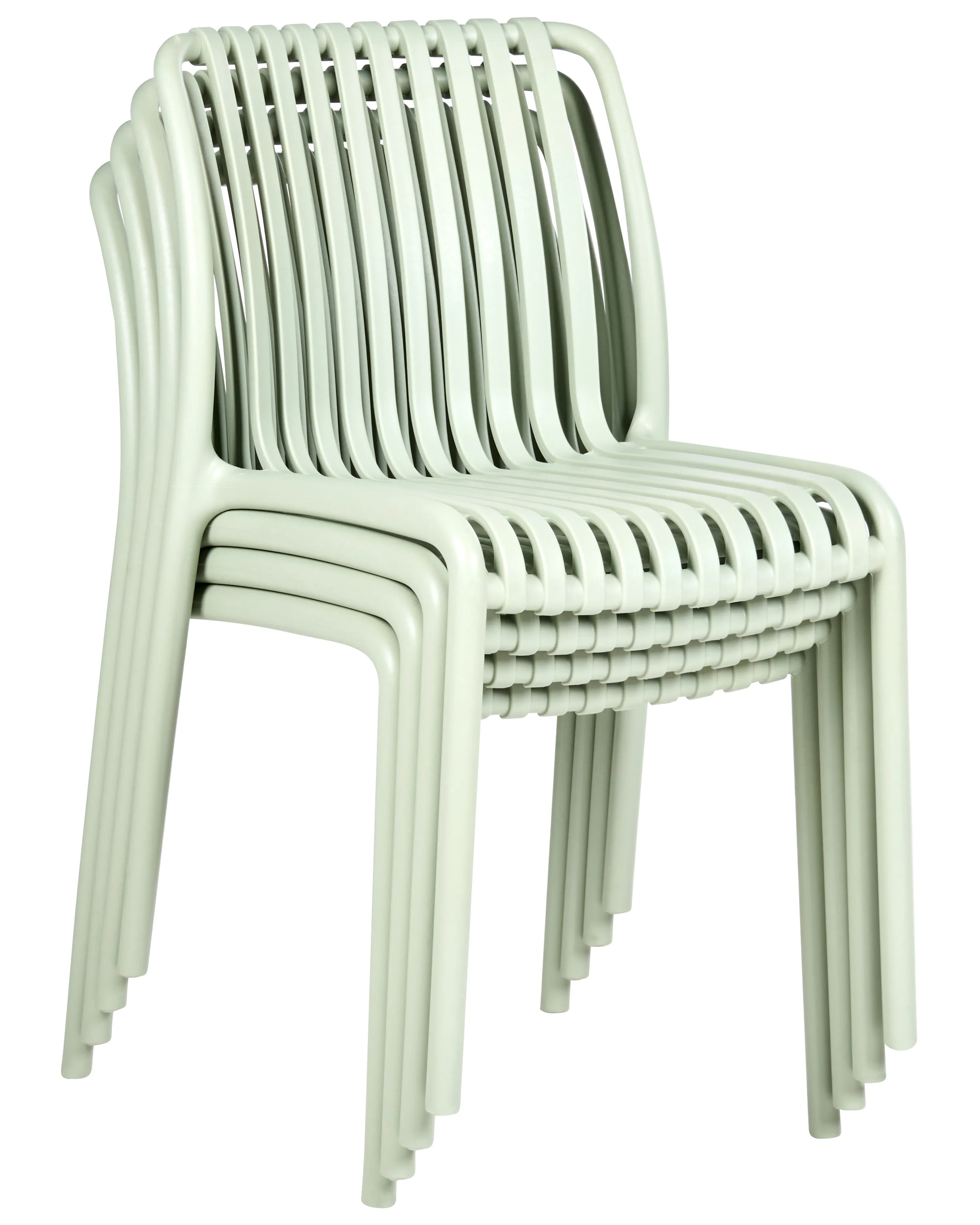 Set van 4 tuinstoelen ARICCIA Lichtgroen