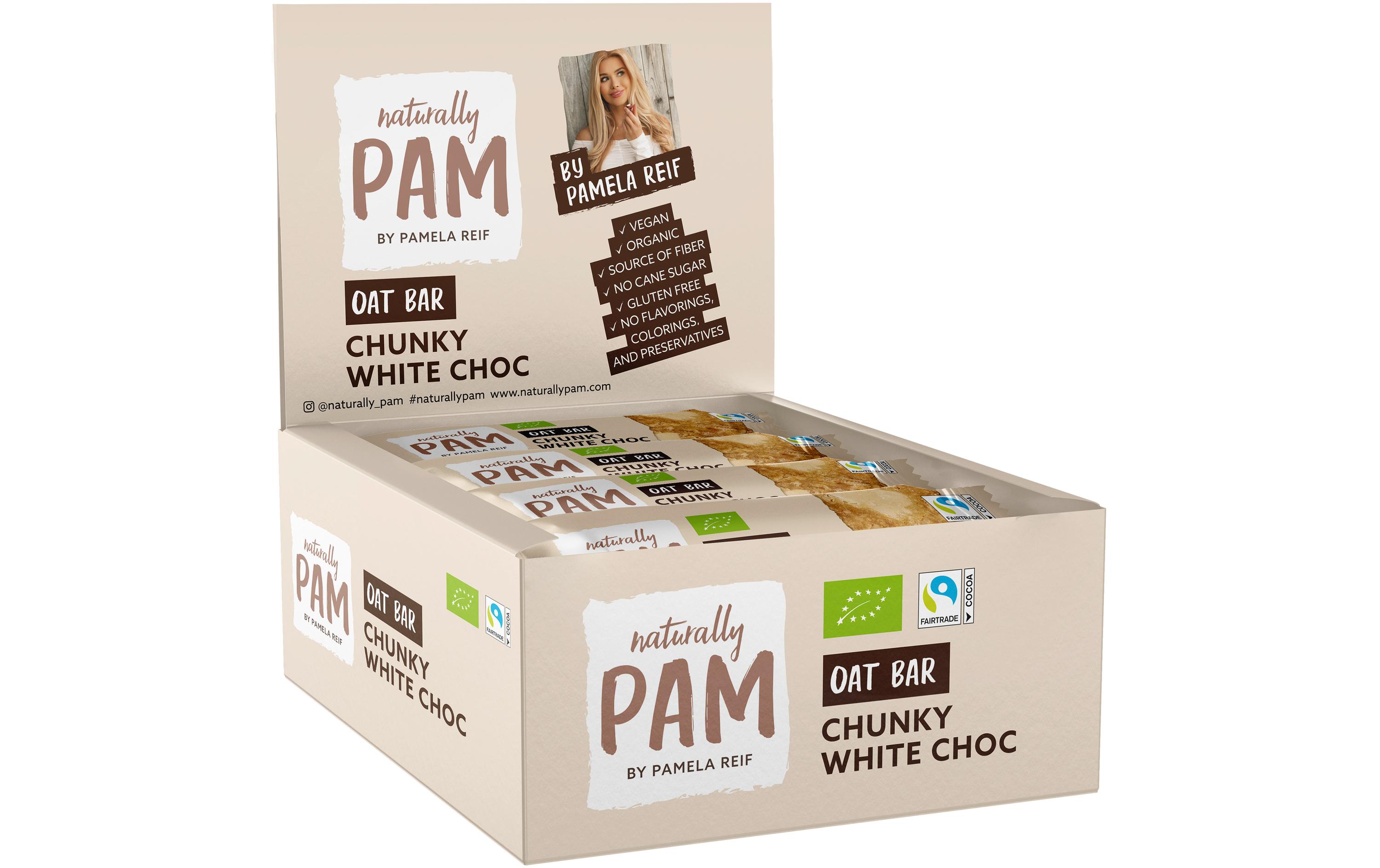 Riegel Bio Oat Bar – Chunky White Choc 12 x 40 gBio-Haferriegel mit weisser Schokolade