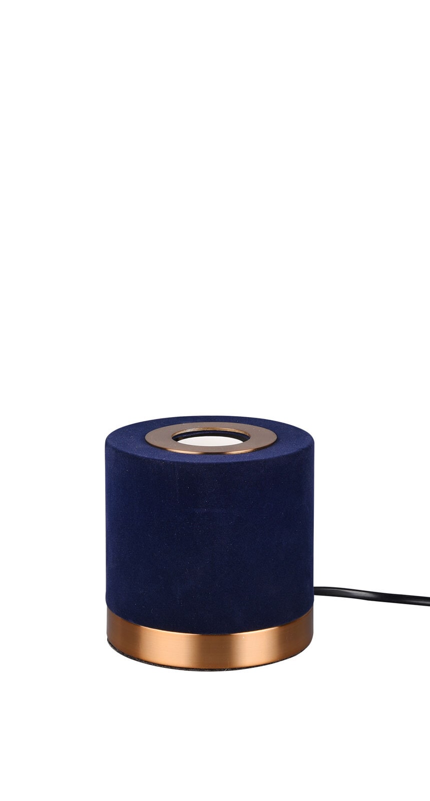 Retrofit Tischlampe JUDY messingfarbig /blau