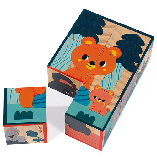 Janod wwf blokpuzzel dieren - 6st