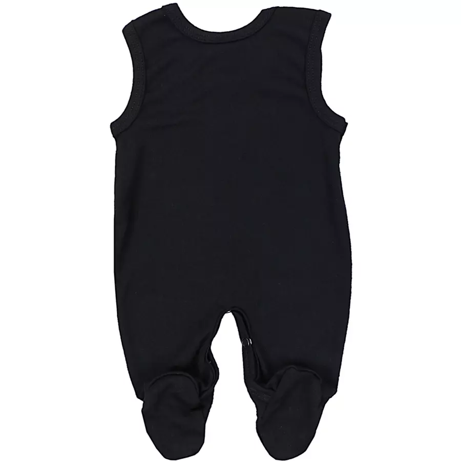 TupTam Unisex Baby Strampler mit Spruch schwarzweiß