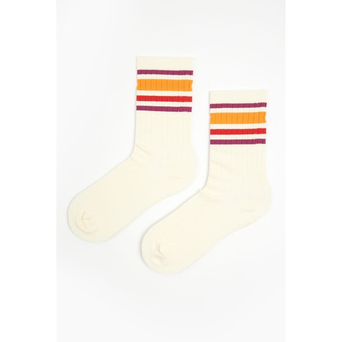 inSua-Sokken rib multi strepen -Insua