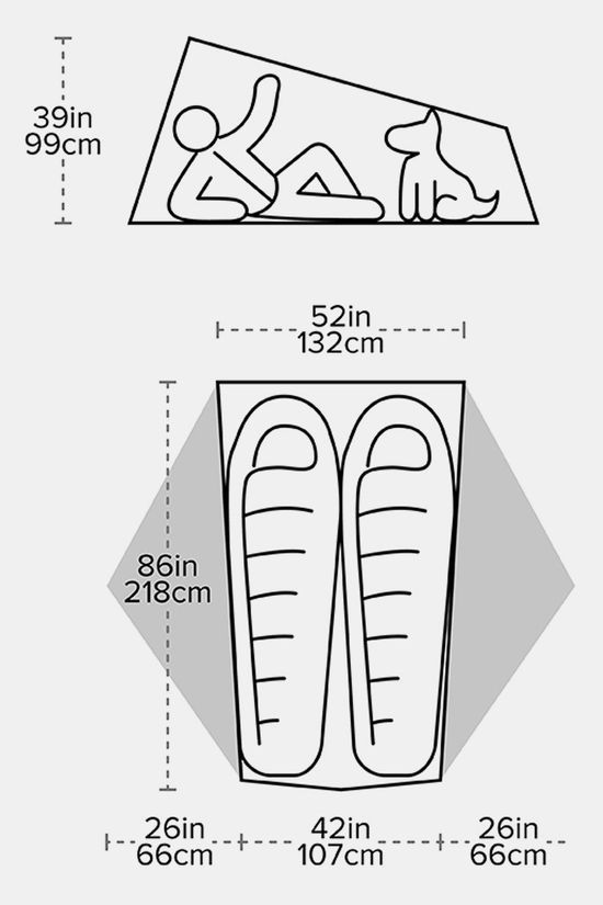 Big Agnes Big Agnes Tiger Wall Ul2 Solution Dye Tent