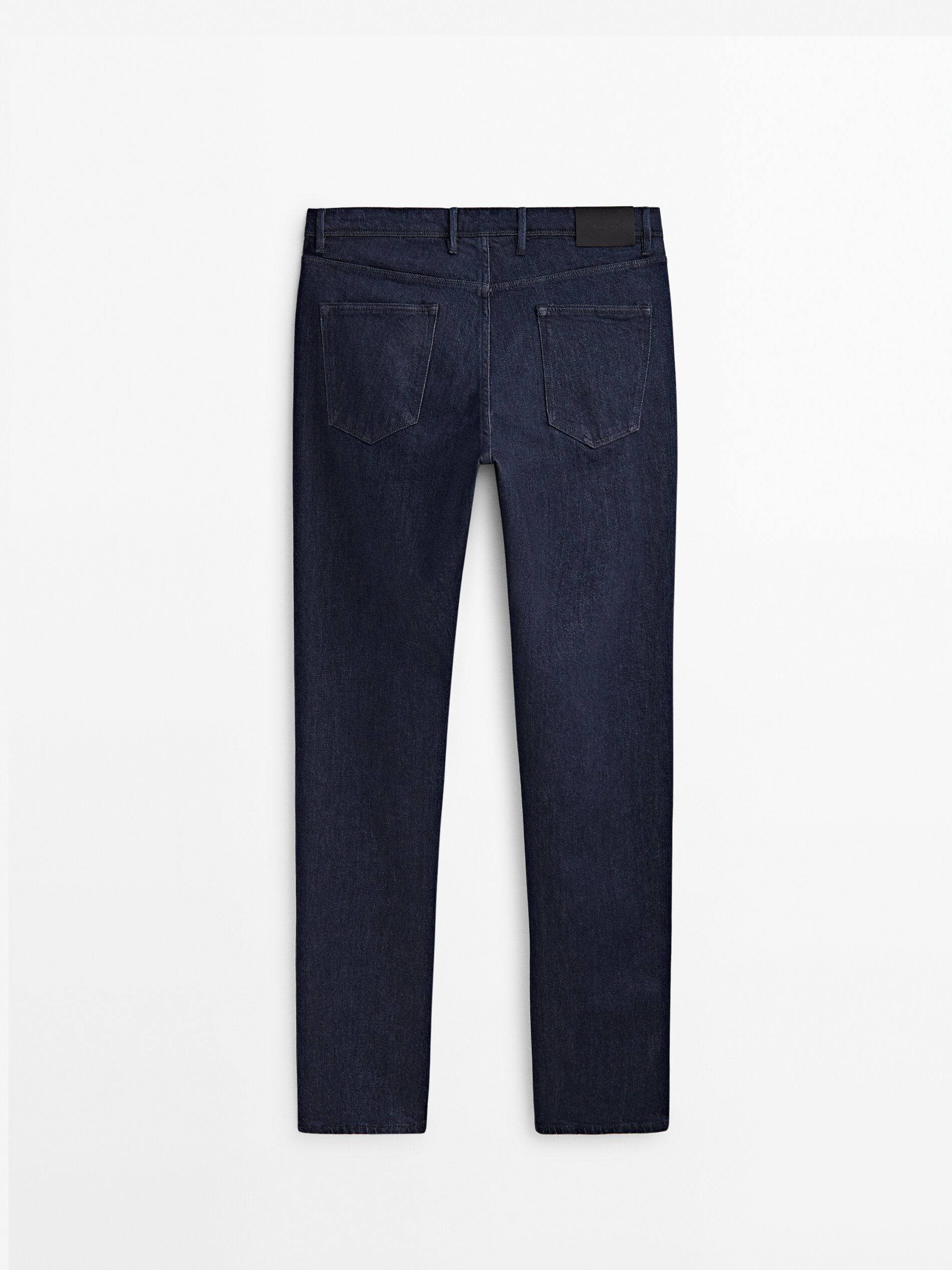 Calça jeans slim fit com zíper aberto - INDIGO