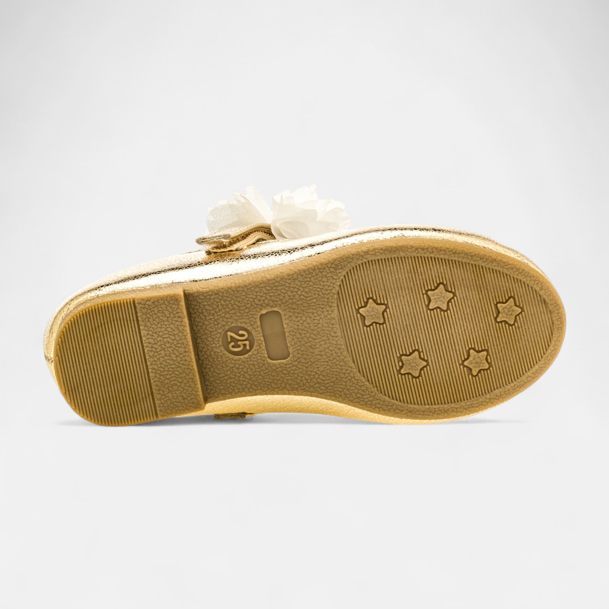 Ballerines Fille or