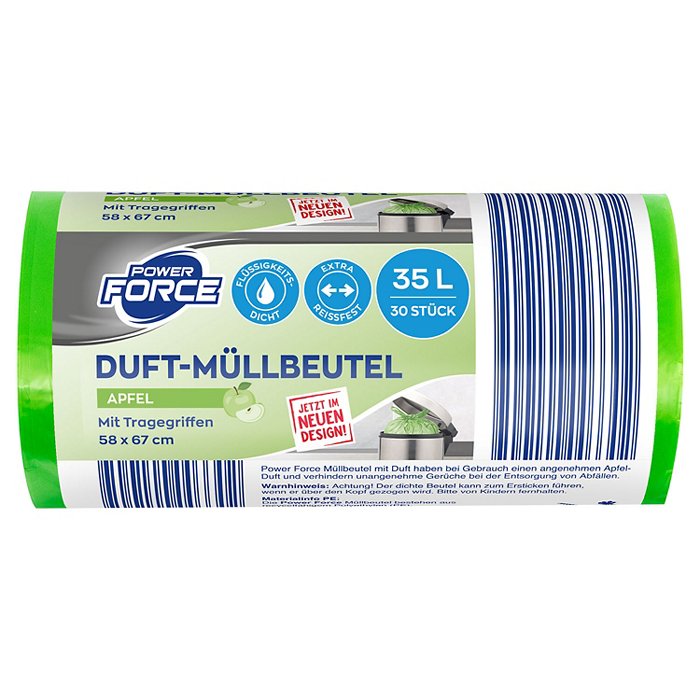 POWER FORCE Duft-Müllbeutel 35 l
