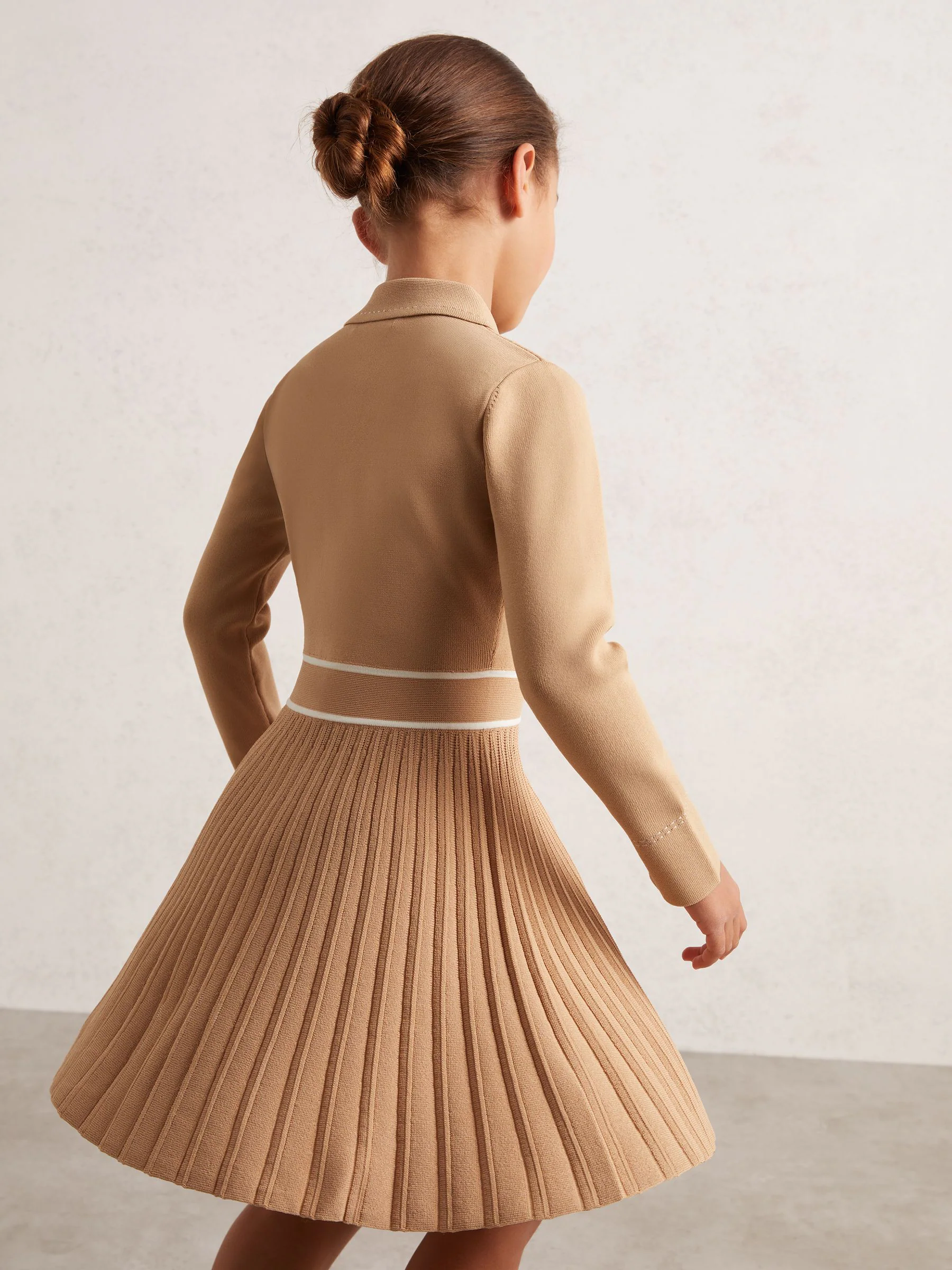 Camel - Reiss Sapna Dress