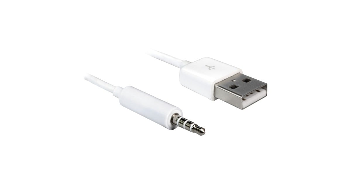 DeLOCKCable USB-A male > Stereo jack 3.5 mm male 4 pin adapter  (IPod Shuffle, 1 m)