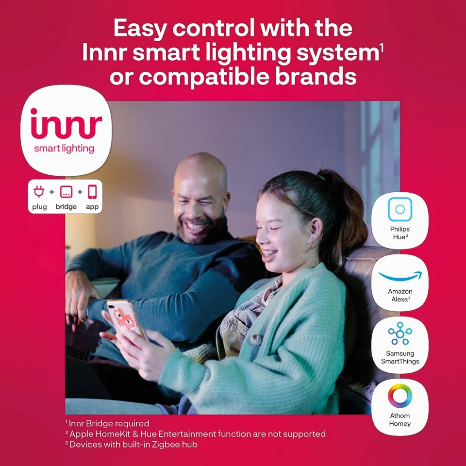 Innr - Smart Spot GU10 Comfort - 2-pakke- Zigbee
