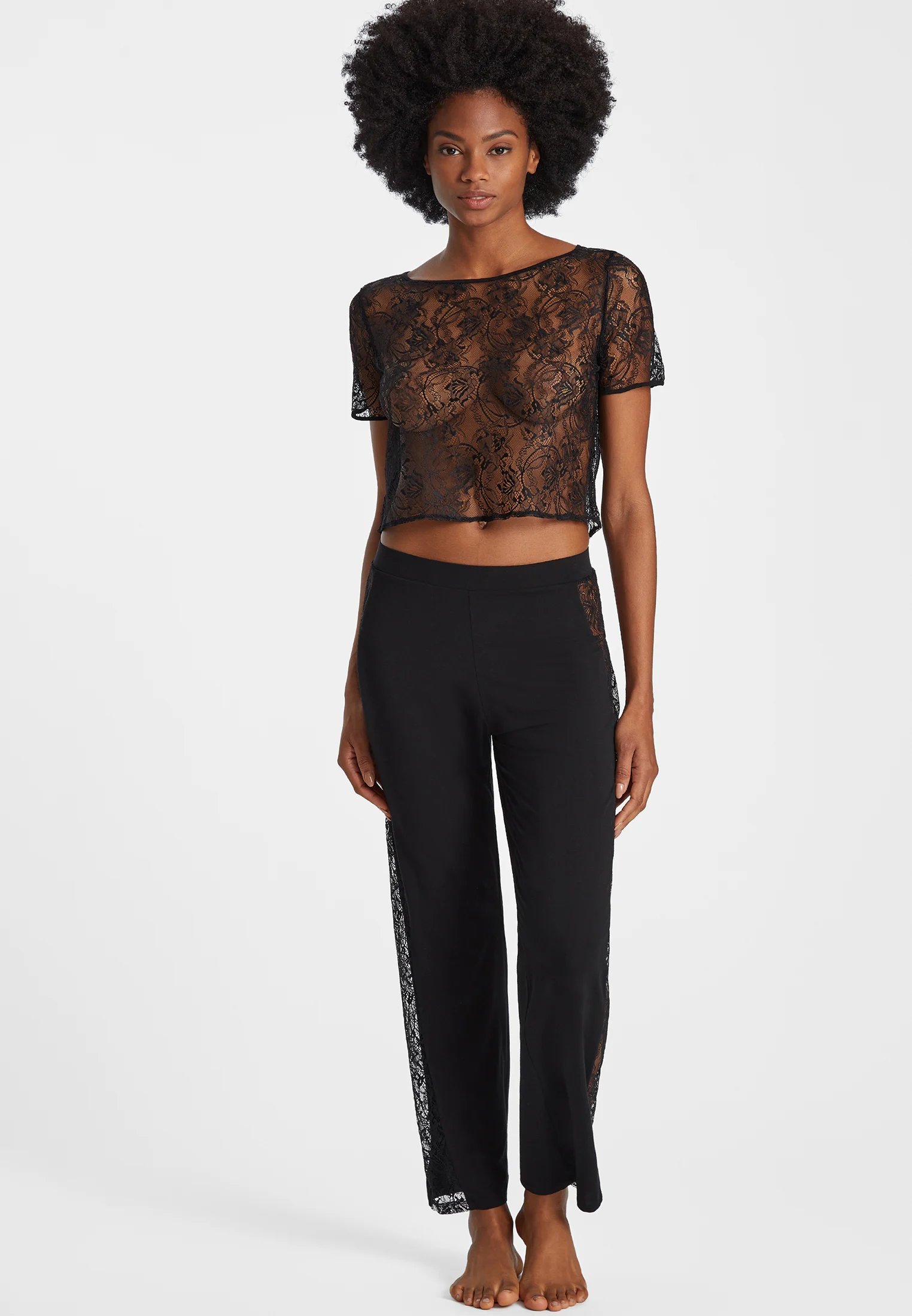 LAZY DAYS - Top manches courtes | Noir
