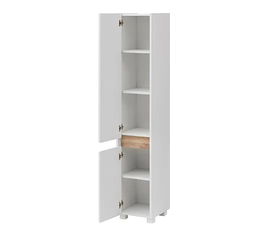 Hochschrank »Cosmo«, schmal, weiß