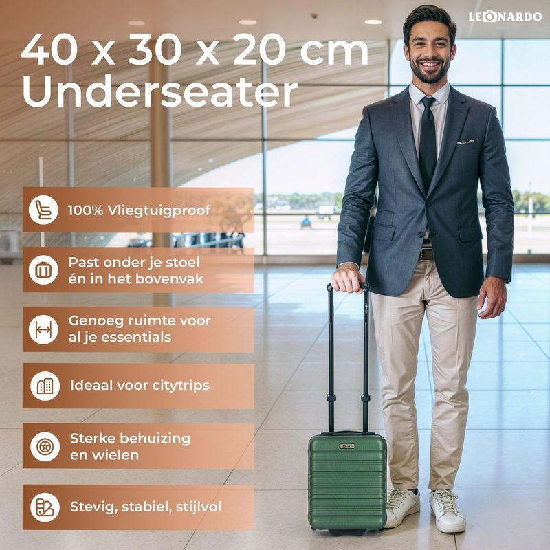 Underseater - Zwart - ABS - 40 x 30 x 20 cm - 25 Liter