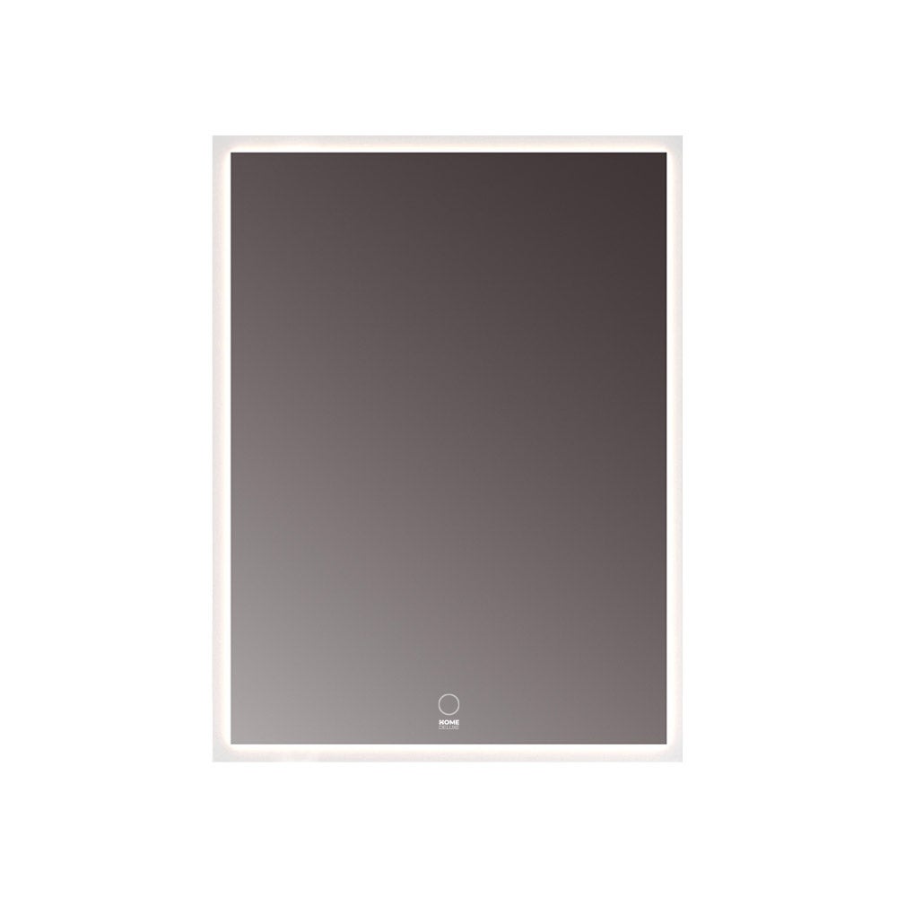Home Deluxe - LED Spiegel NOLA - Rechthoekig 70 x 90 cm - 3 verschillende lichtkleuren, anti-condenssysteem - Totaal vermogen 38 watt | Wandspiegel, badkamerspiegel