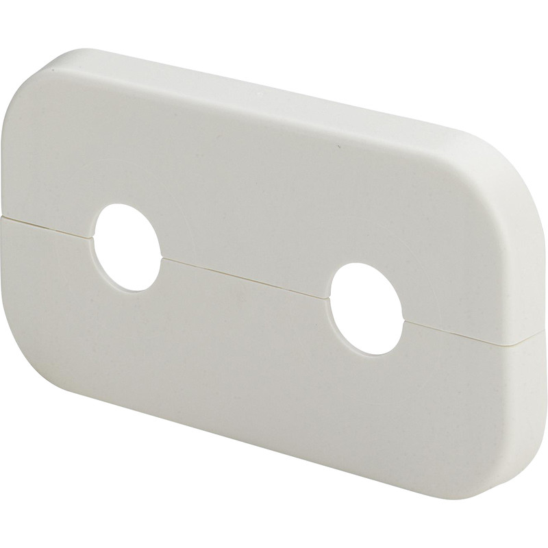 Viega 1079.6 dubbele rozet 110x60x10x15mm