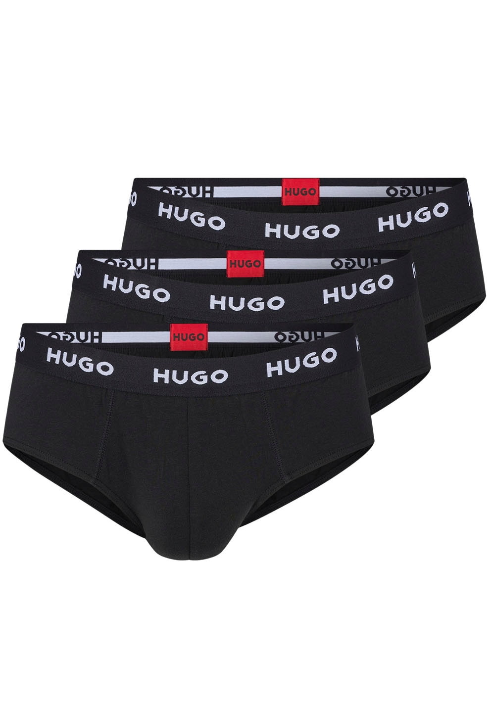 HUGO Underwear Hüftslip »HIPBRIEF TRIPLETPACK« mit modischem HUGO Logo-Elastikbund
