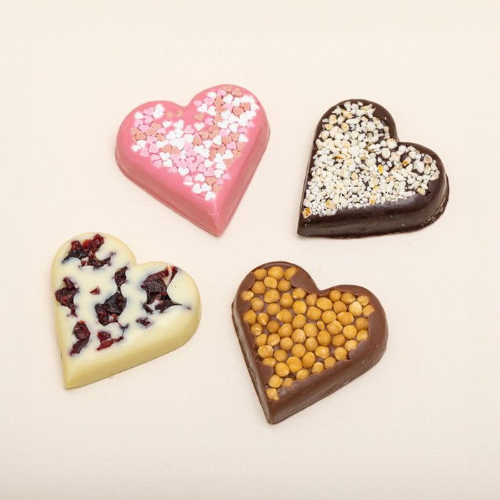 Australian | Sweethearts | Melk, Puur, Wit, Aardbei | 100gr