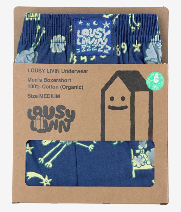 Lousy Livin Sheep Boxershorts (true blue)