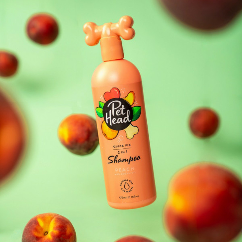 2-in-1 shampooing et après-shampooing quick fix pêche (300 ml)