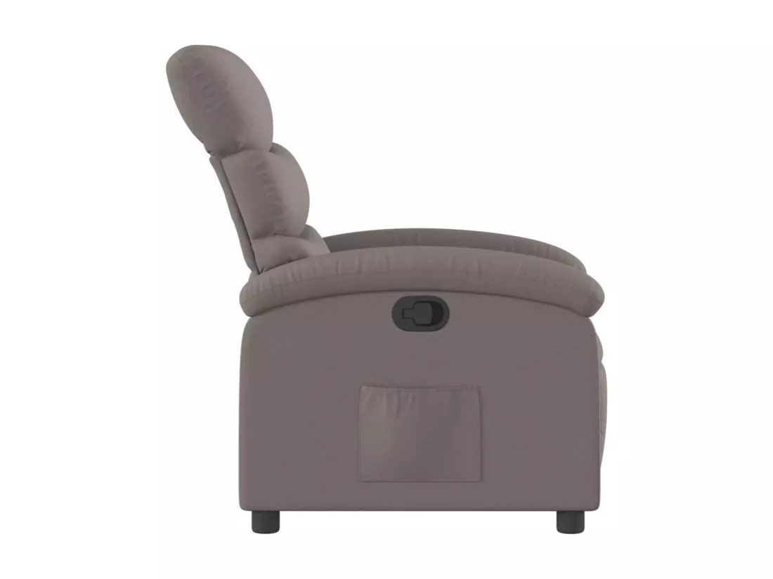 Fauteuil inclinable Taupe Tissu