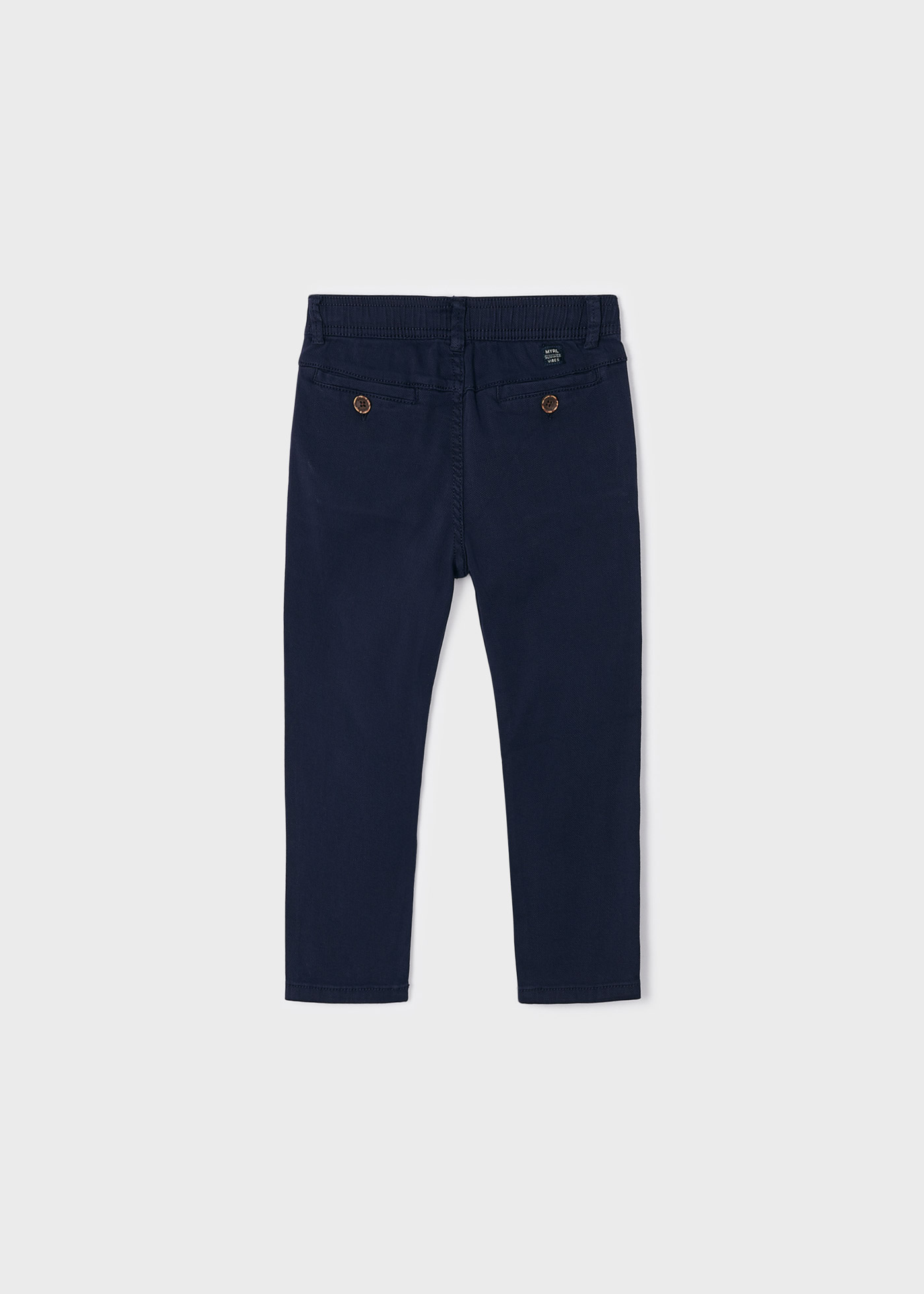 Calças compridas de moletom estilo jogger, confeccionadas em algodão sustentável, para meninos.