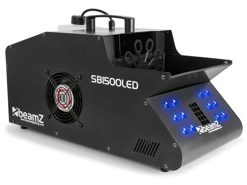 BeamZ Seifenblasen-/Nebelmaschine SB1500LED Nebel- und Seifenblasenmaschine mit LED-Beleuchtung