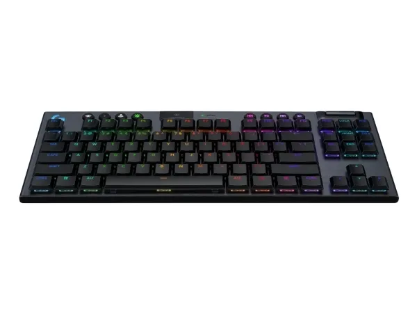 Logitech G G915 X - Tastatur - LIGHTSPEED - TKL - bagbelyst - trådløs - Bluetooth 5.0, 2.4 GHz, USB - QWERTY - nordisk (dansk/finsk/norsk/svensk) - tastkontakt: GL Linear - sort