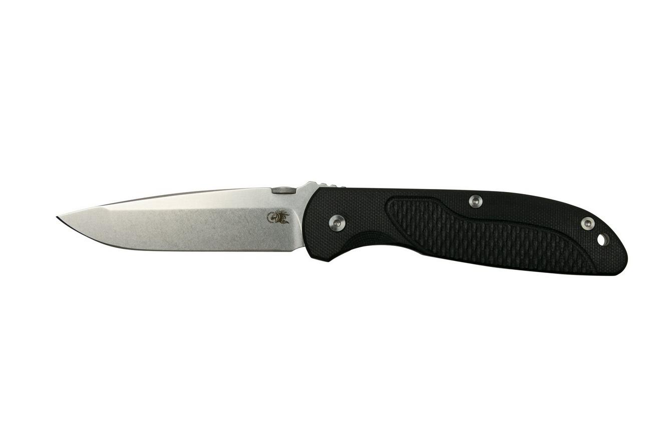 Rick Hinderer FireTac Spanto Stonewash, Black G10, zakmes