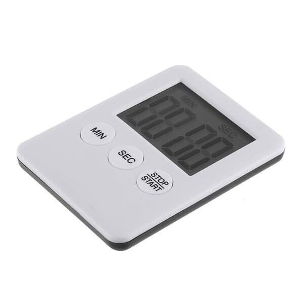 Køkkentimer Digital Hvid