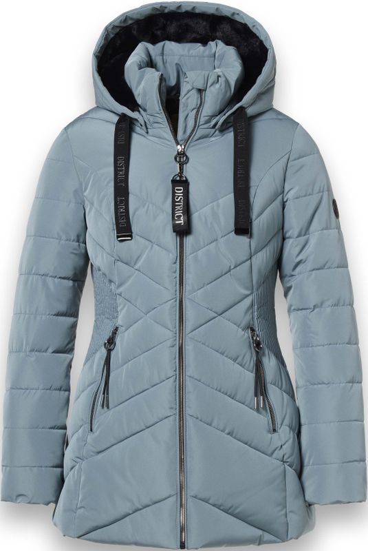 District - WORKOUT - Damesjas - Mineral Blue - Functioneel en Waterafstotend